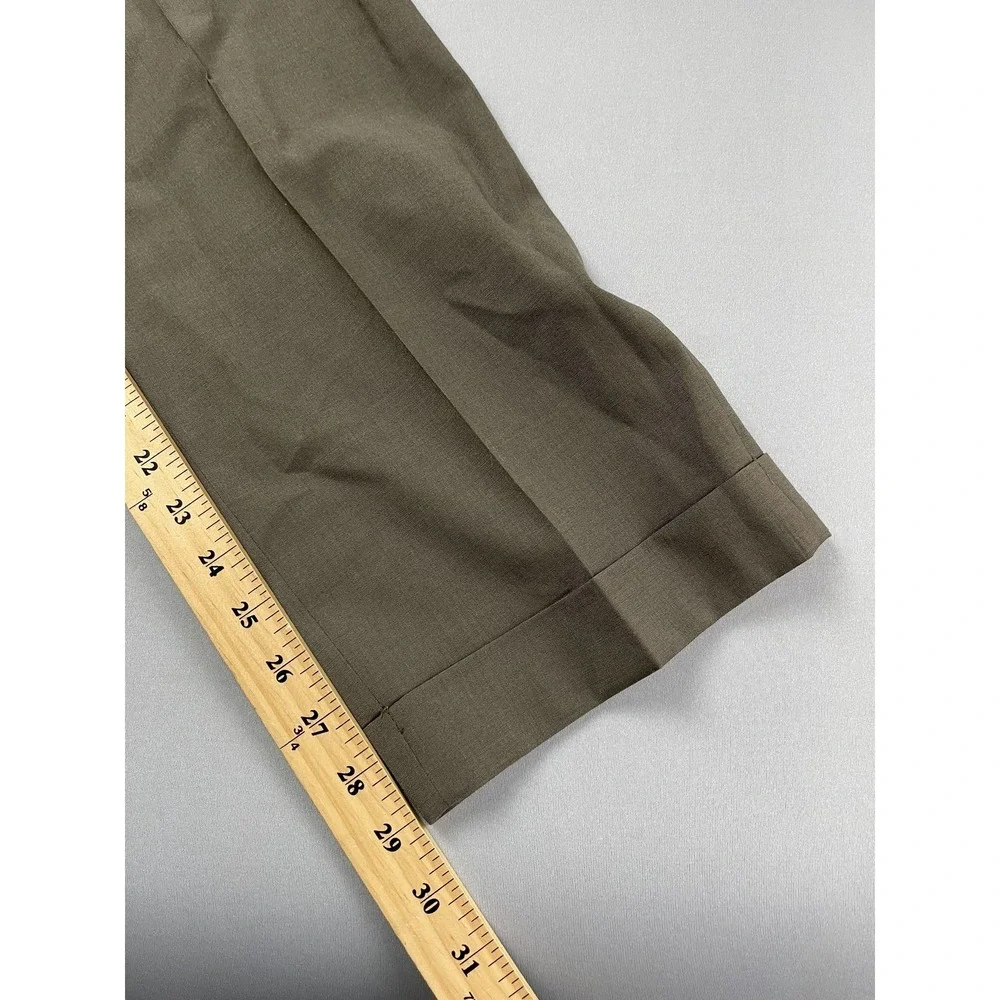 LRL Ralph Lauren Mens Dress Pants 38x29 Pleated High Performance Wool Fall Prep‎